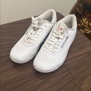 Reebok White Athletic Shoes